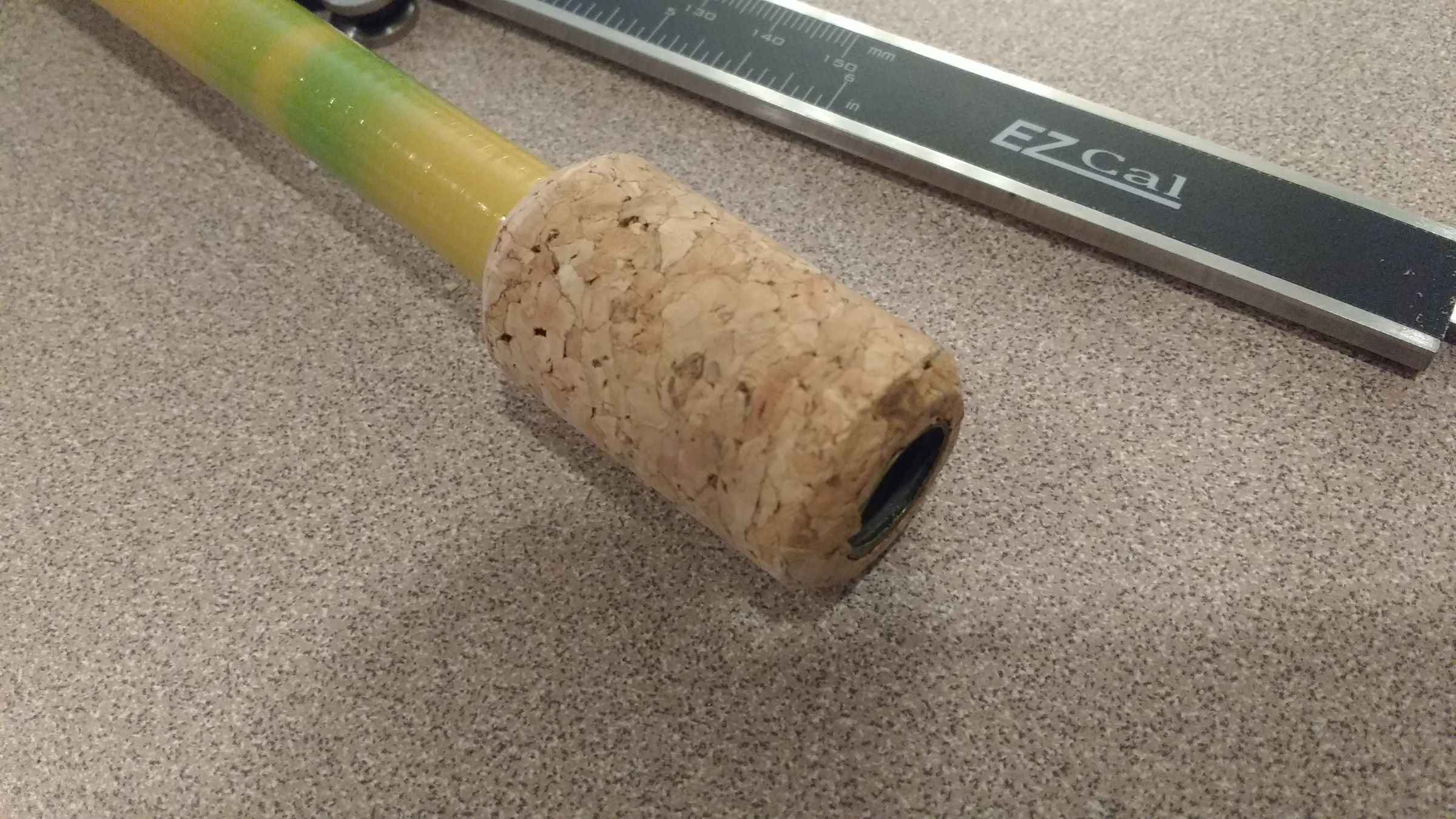 Wine Cork Fishing Rod Grip Made on a Metalworking Lathe 9 Steps (with