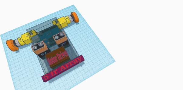 Line Follower Bot (Using IR Sensor Array)