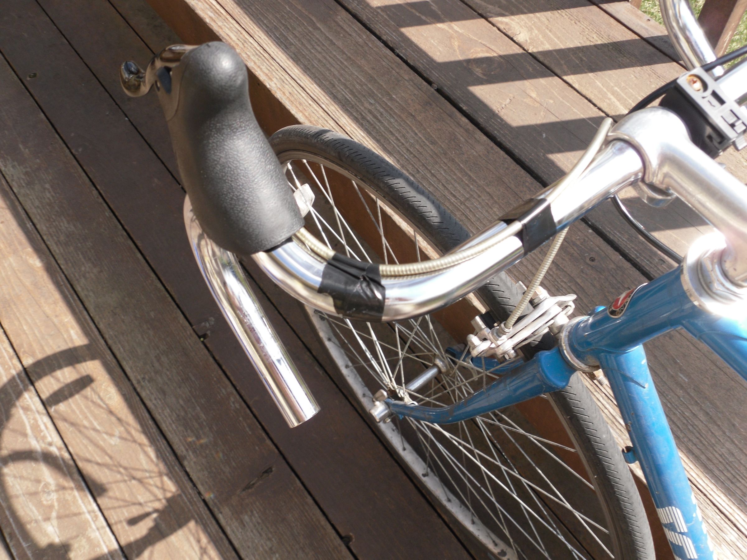 how to widen brake pads on bike