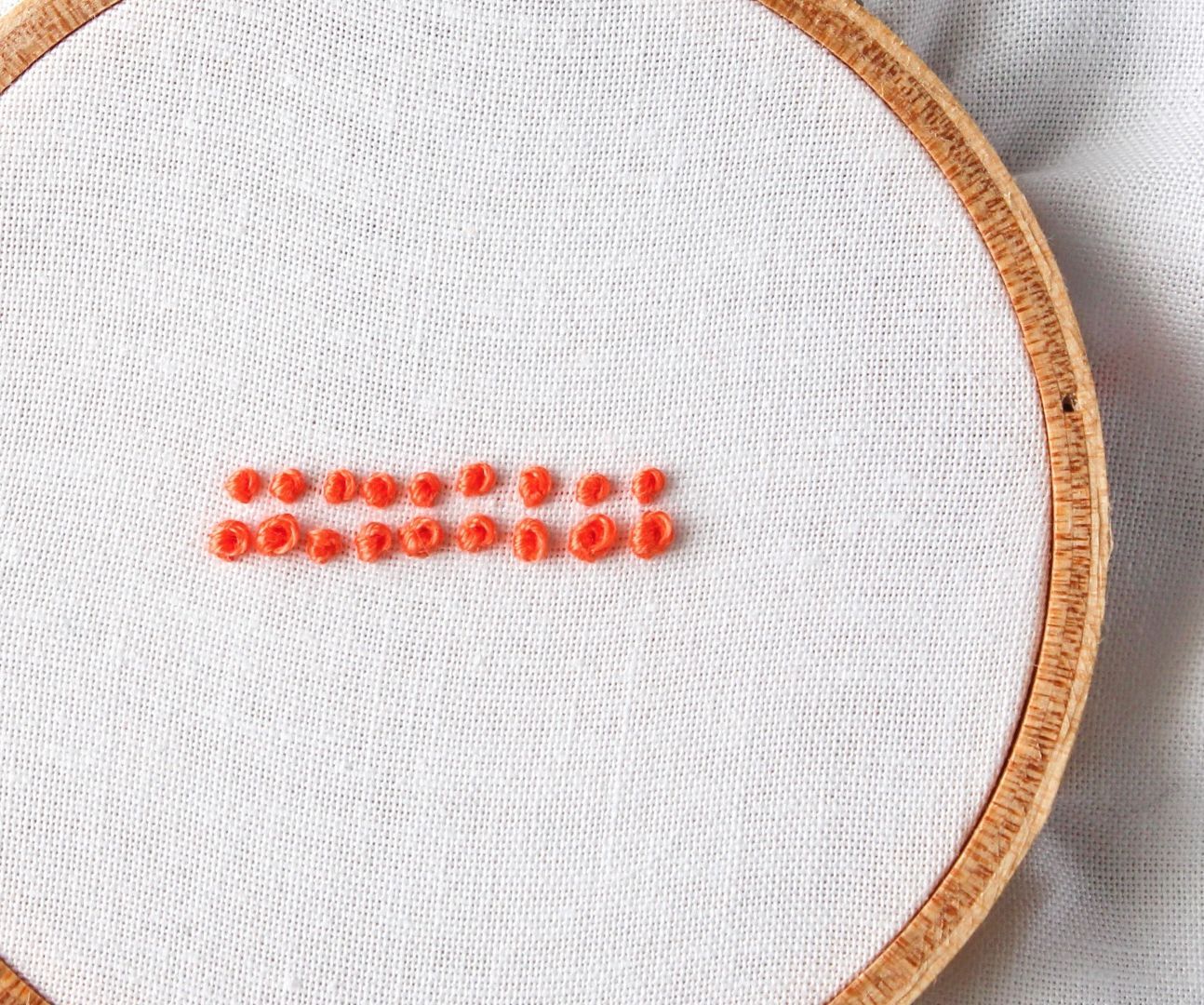 Embroidery How To: French Knot
