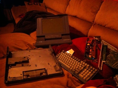 Strip the Inside of the Toshiba T3200