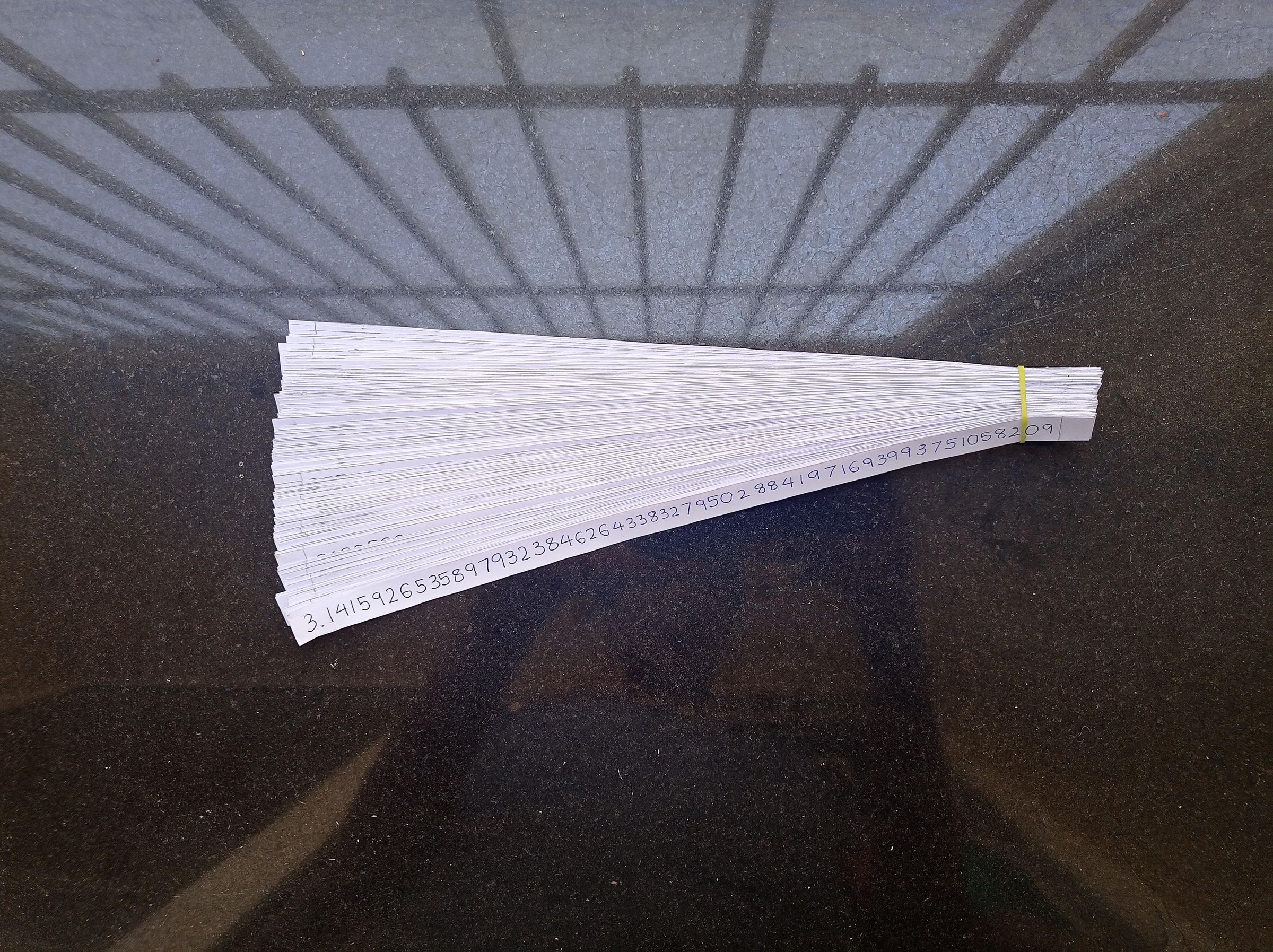 10,000 Digits of Pi in Pie! 60 Meters of Pi! : 6 Steps (with Pictures ...