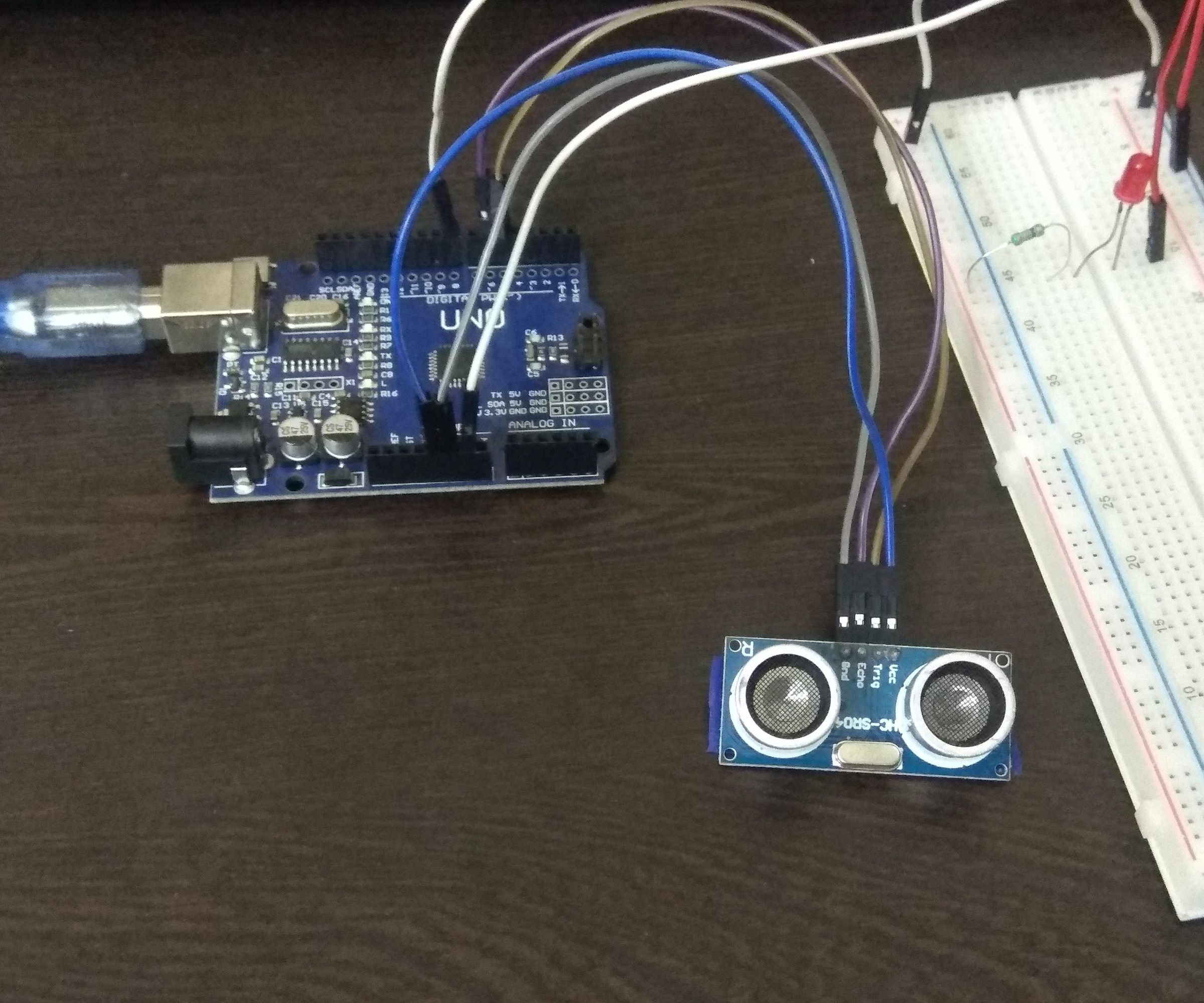 Fun Project With HC-SRO4 Ultrasonic Sensor