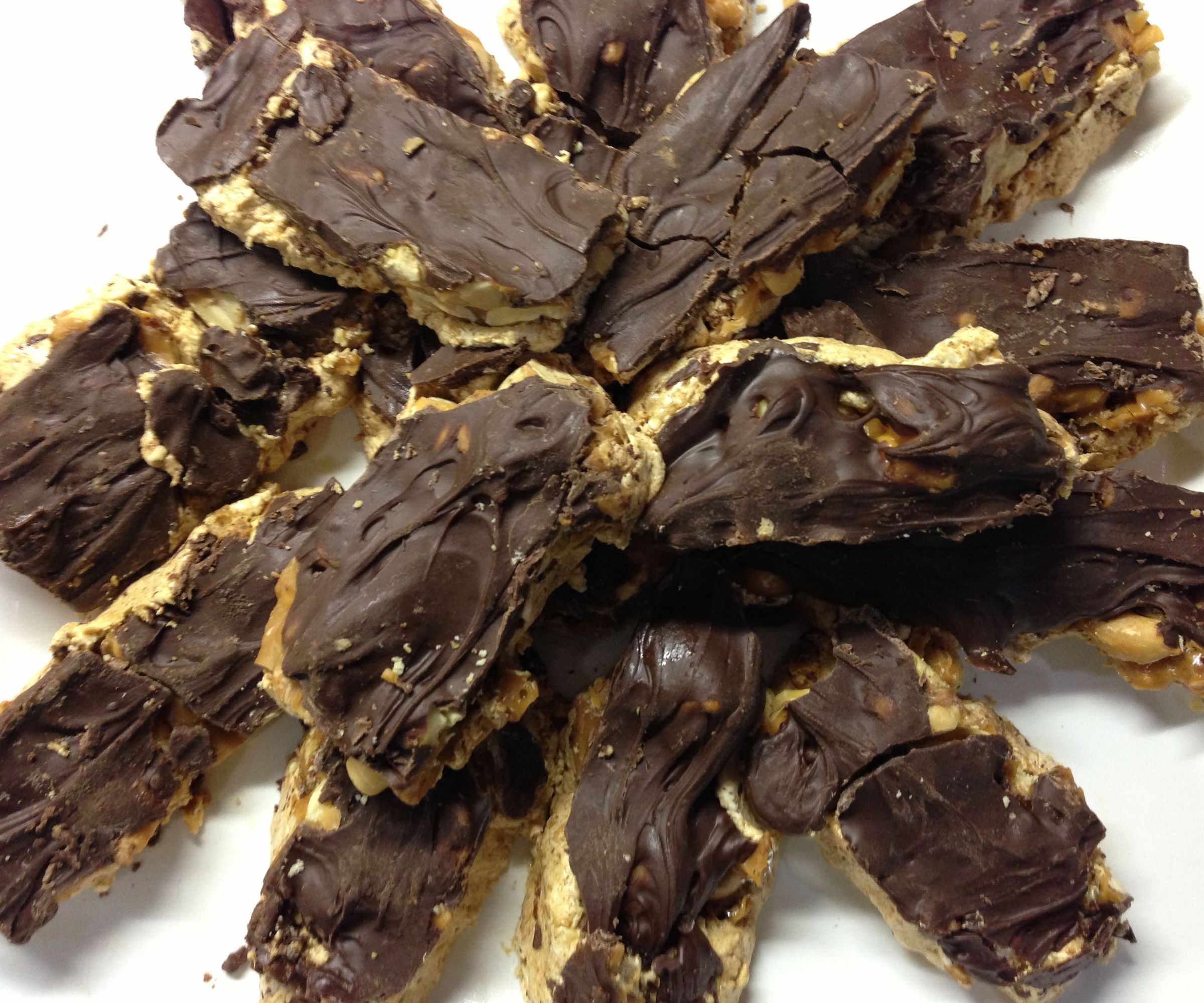 Homemade Snickers Bars