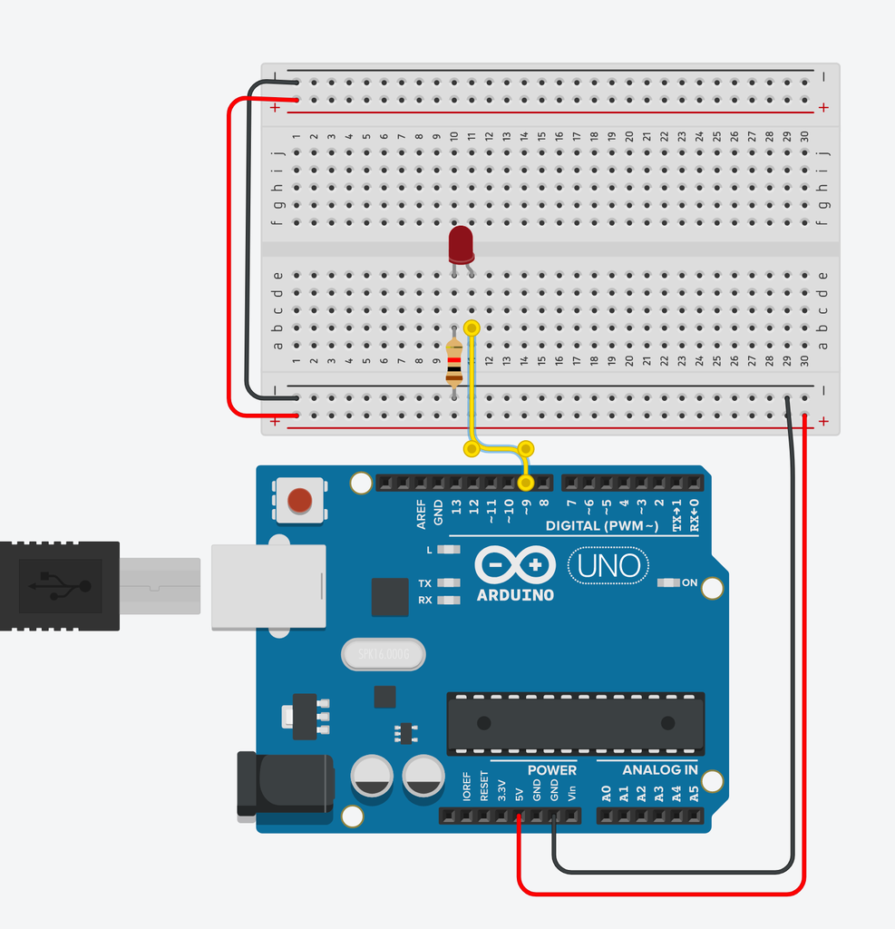 Breadboard LED Circuit