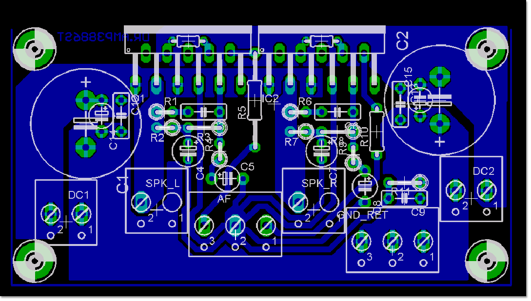 DIY HiFi Gainclone Power Amplifier (2x68w, Class AB-A, LM3886) : 7