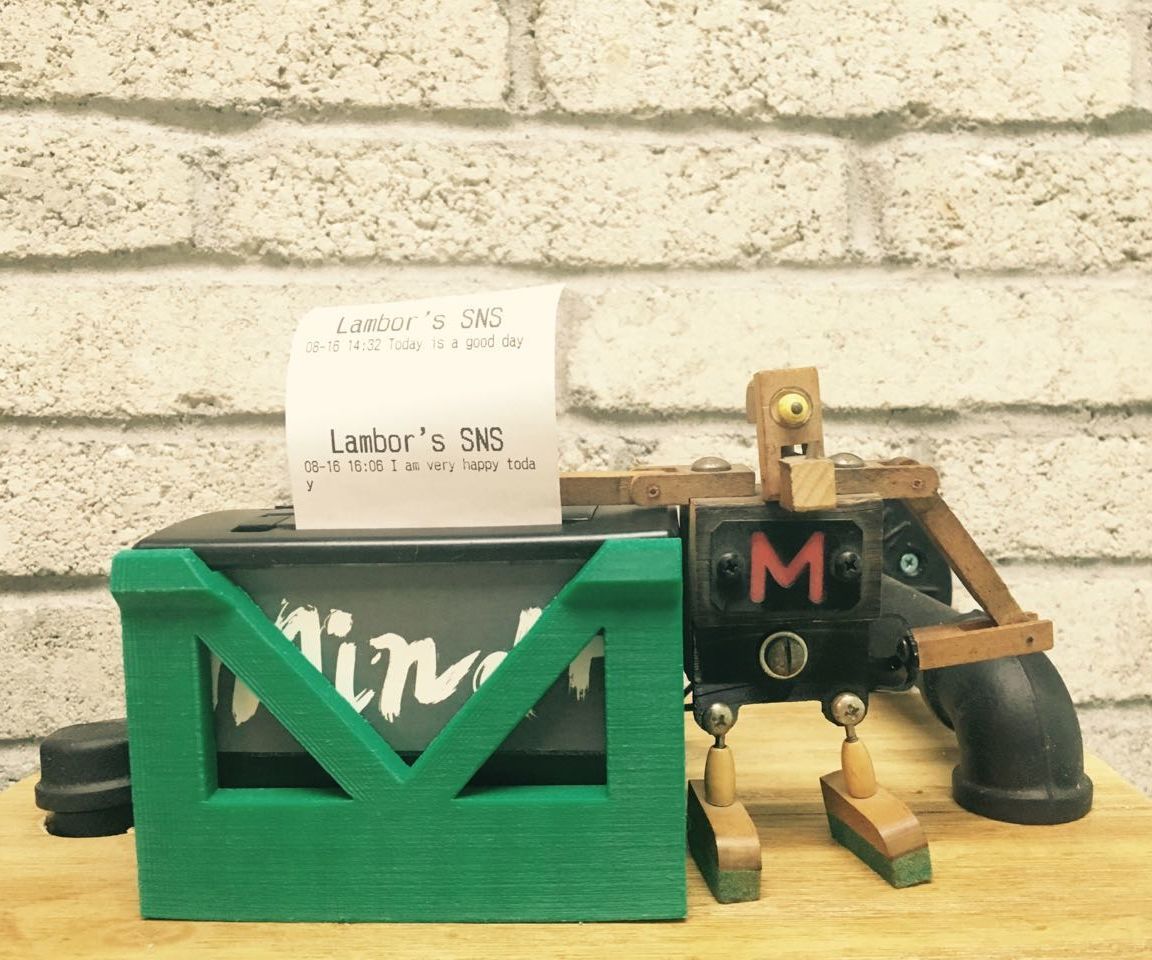 A Social Printer for Special People