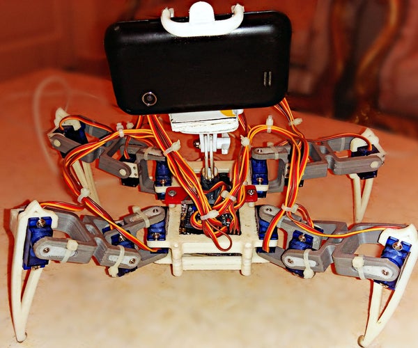 Spider Robot With Camera