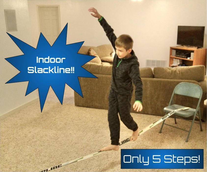 How to Build an Indoor Slackline With 5 Easy Steps! 5 Steps