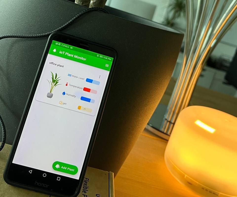 Plant Monitoring - Flutter & Webockets