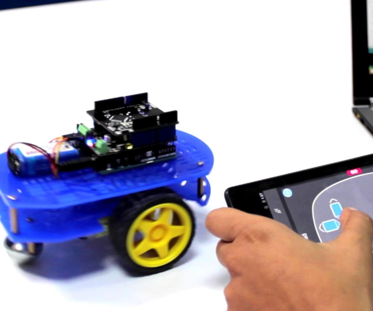 Control Arduino RC car using android phone & 1Sheeld