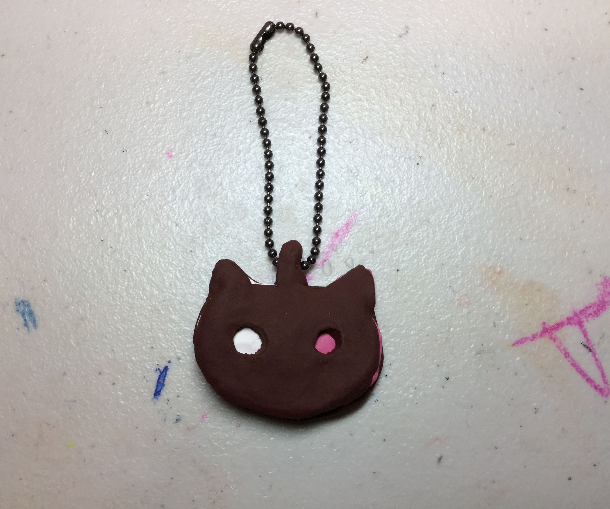 How to Make a Cookie Cat Keychain