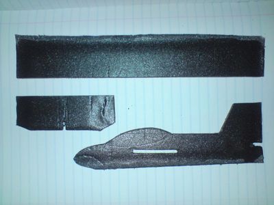 Polystyrene Throw Airplane