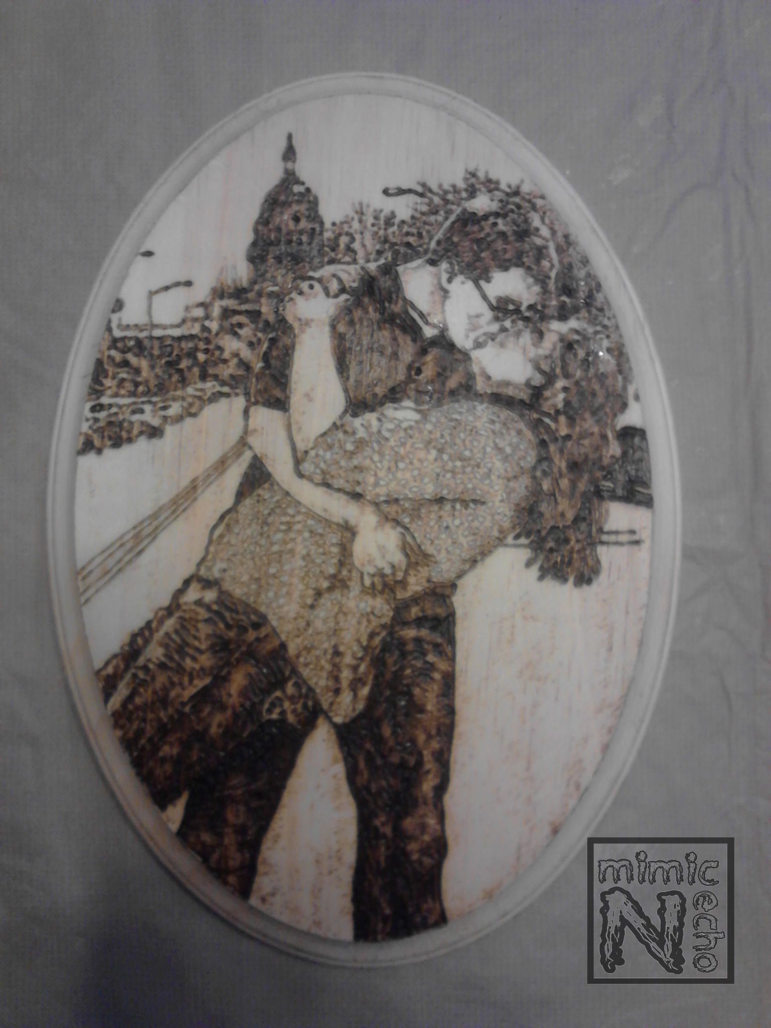 Wood Burning Portrait