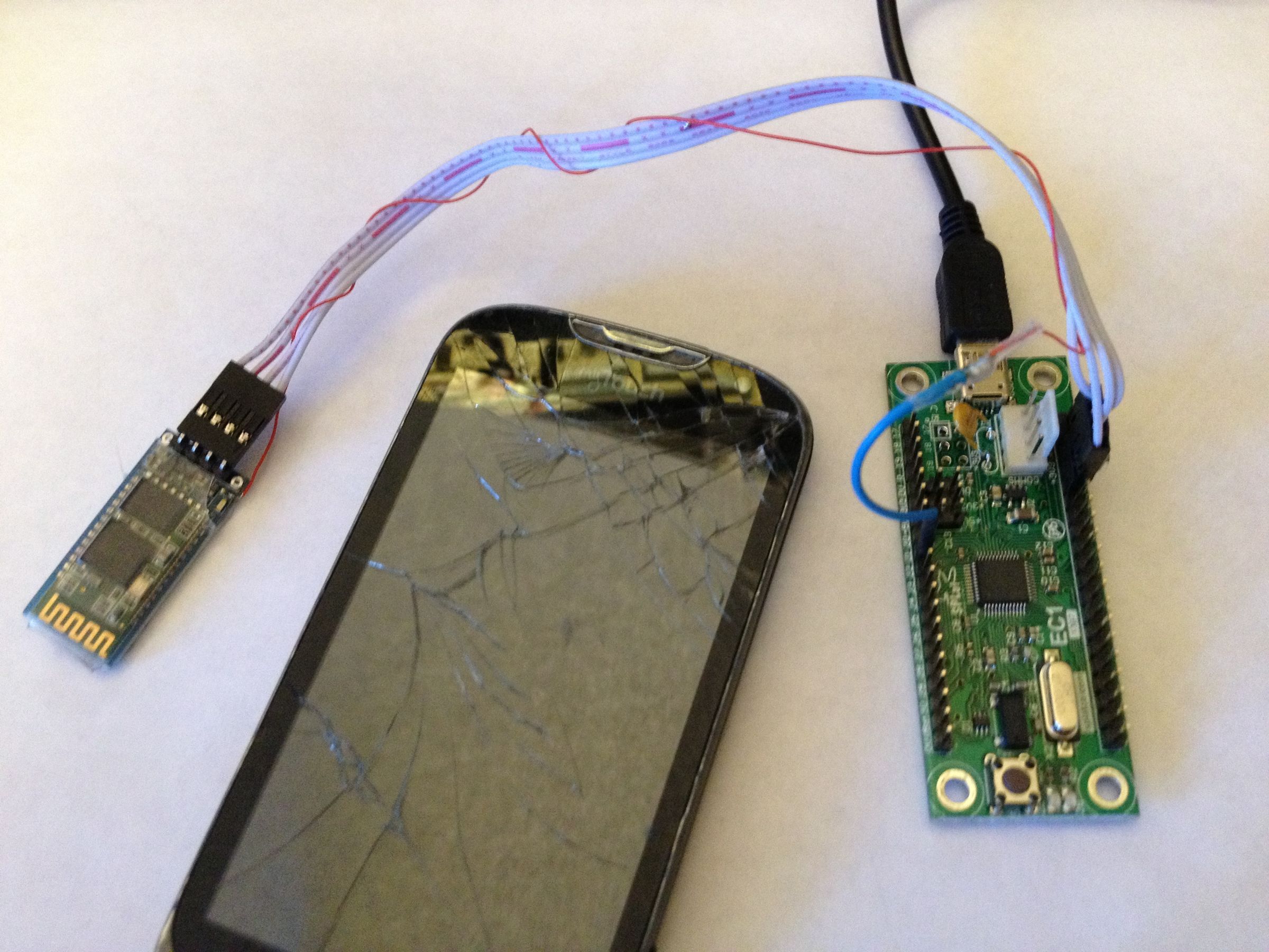 Fail Safe for the Arduino Bluetooth Module Using an EC1 Splat PLC