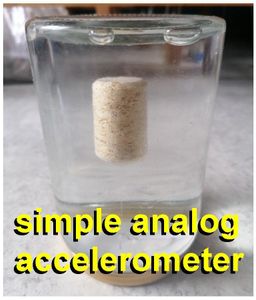 Accelerometer Instructables A Simple Accelerometer Made of a Glass Jar and a Cork - Instructables