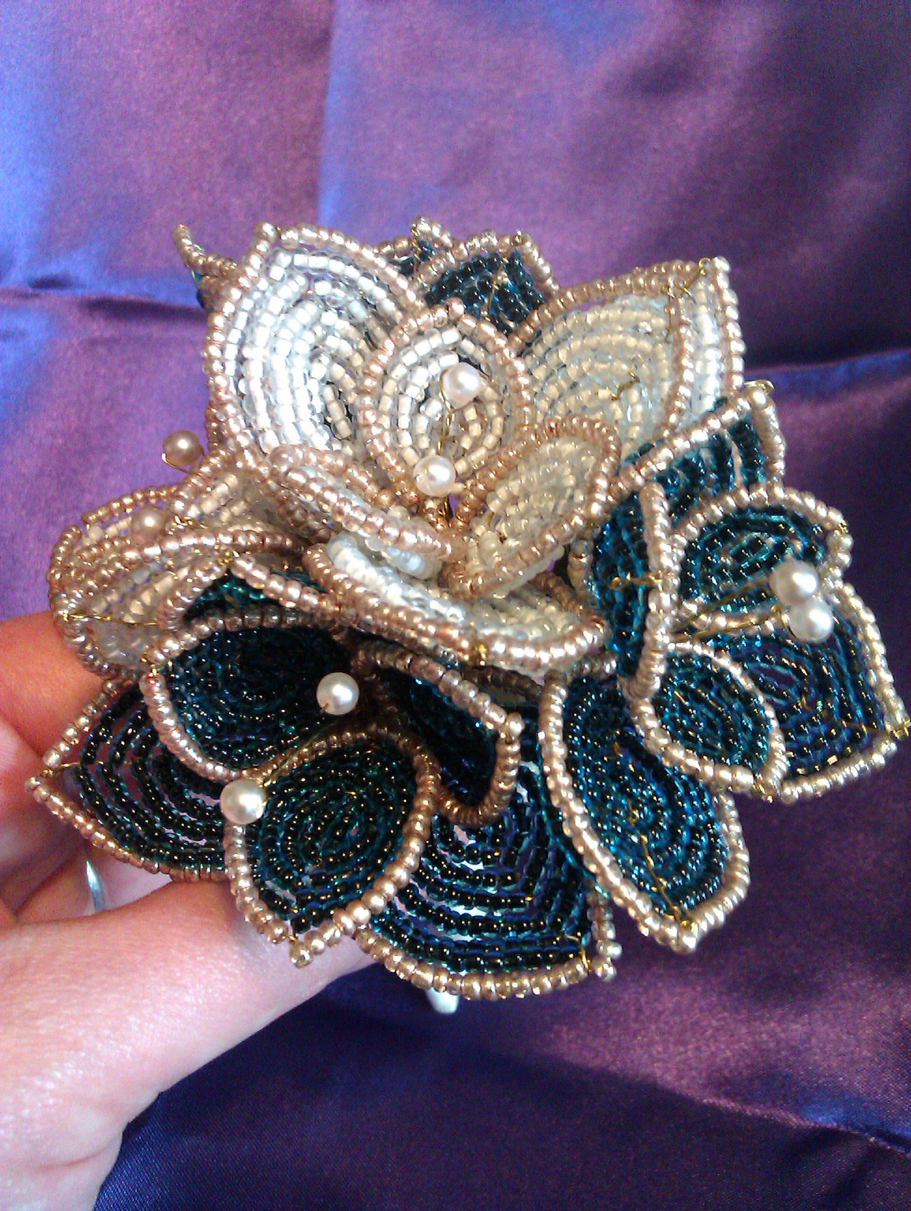 Beaded Wedding Bouquet