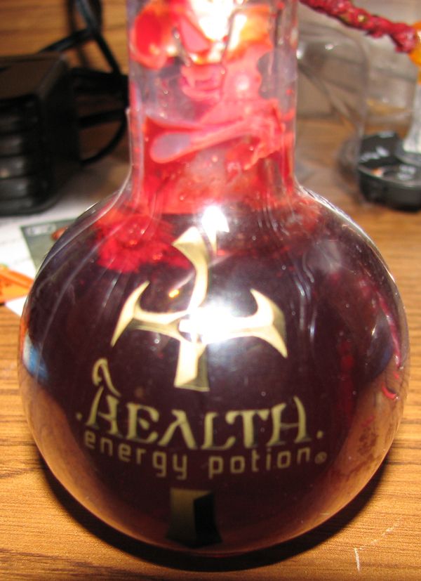 Think Geek Hacks Contest Entry - ReUse a Health Potion Bottle