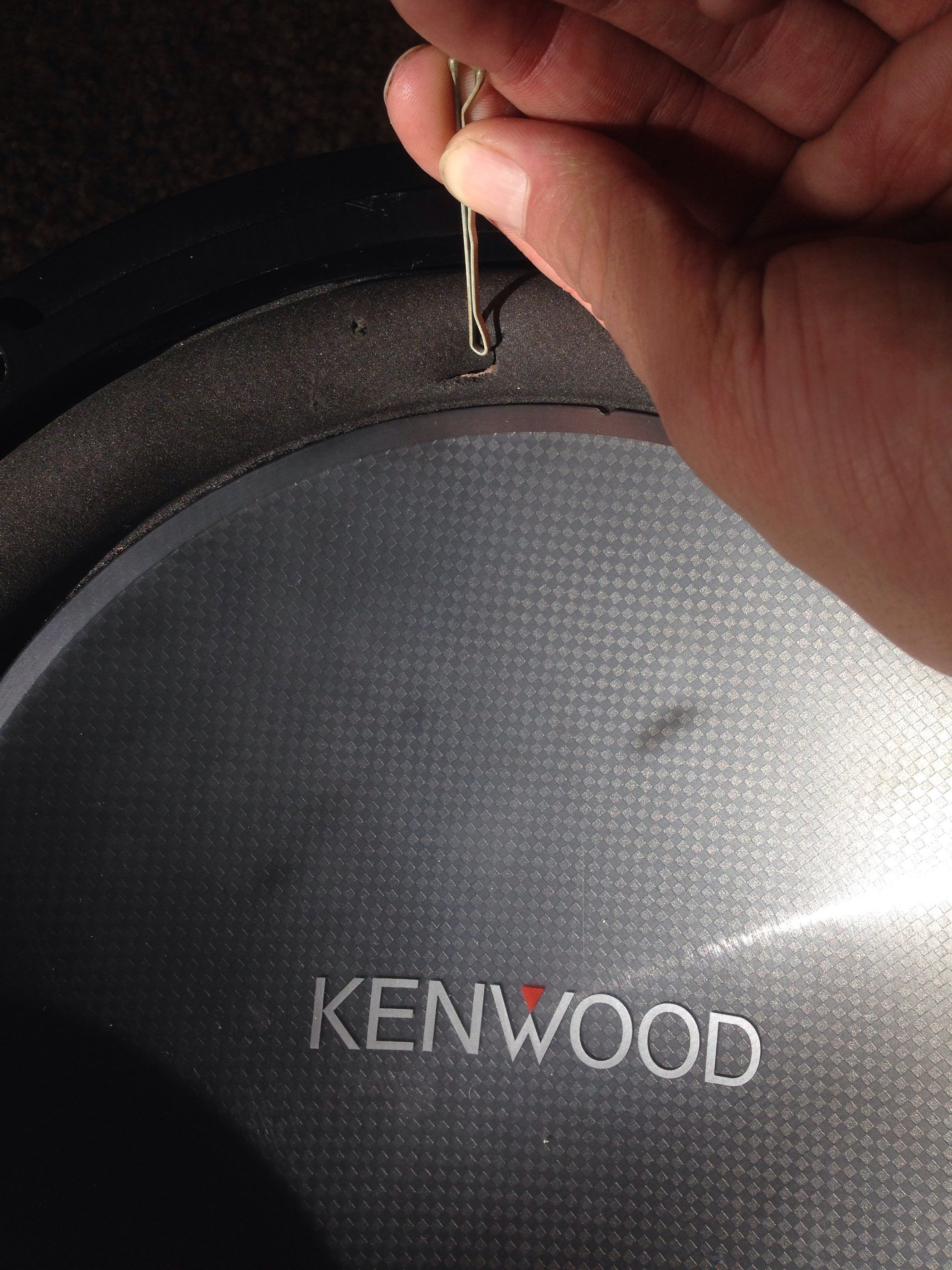 Subwoofer Foam Repair 6 Steps Instructables