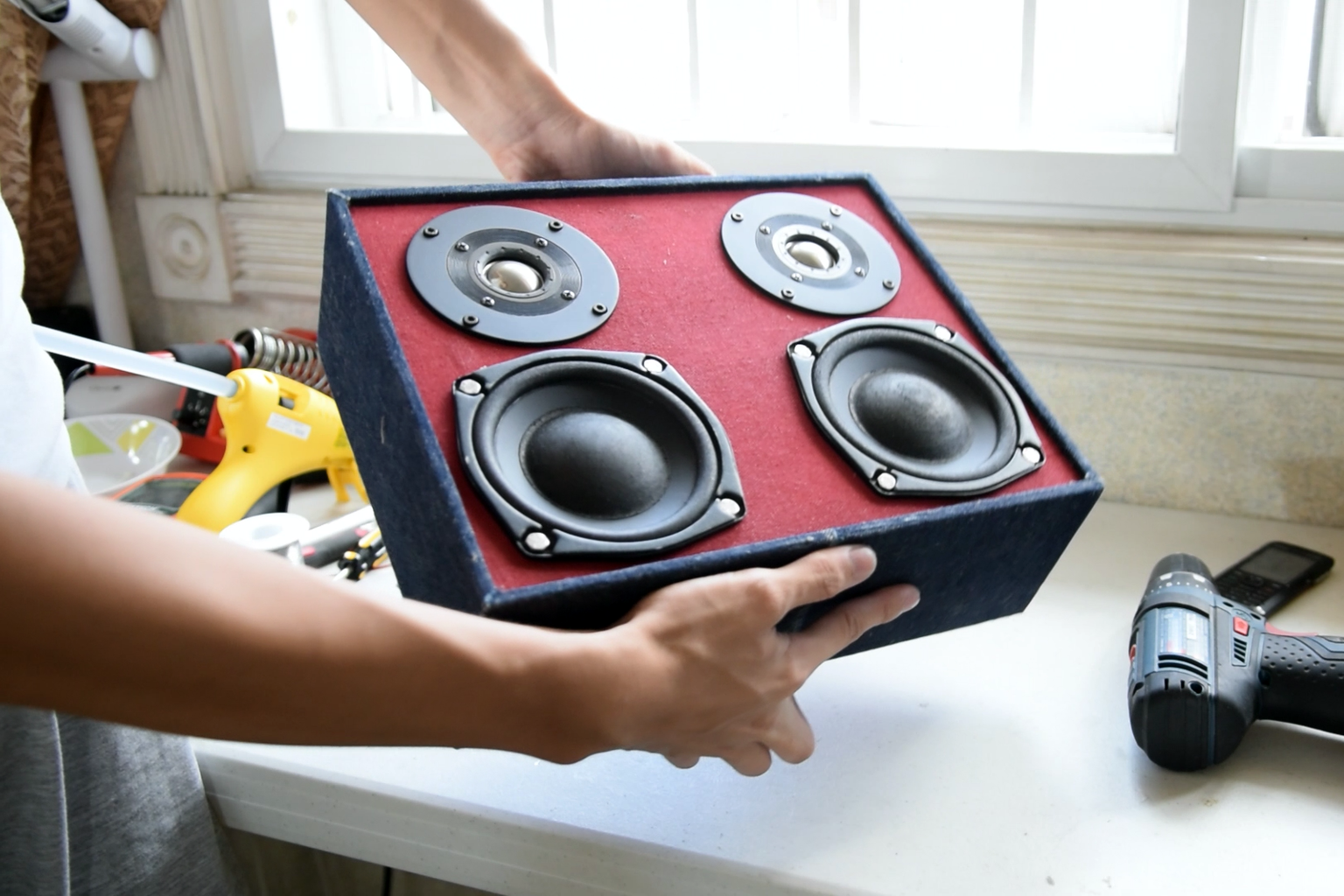 Diy waterproof speaker deals box