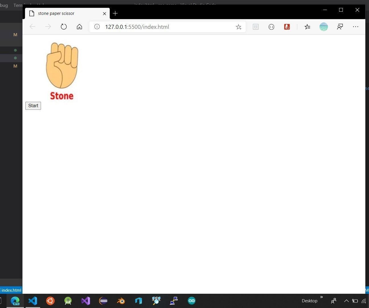 Stone Paper Scissor Game