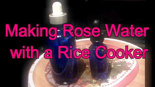 How to Make Rose Water With a Rice Steamer 