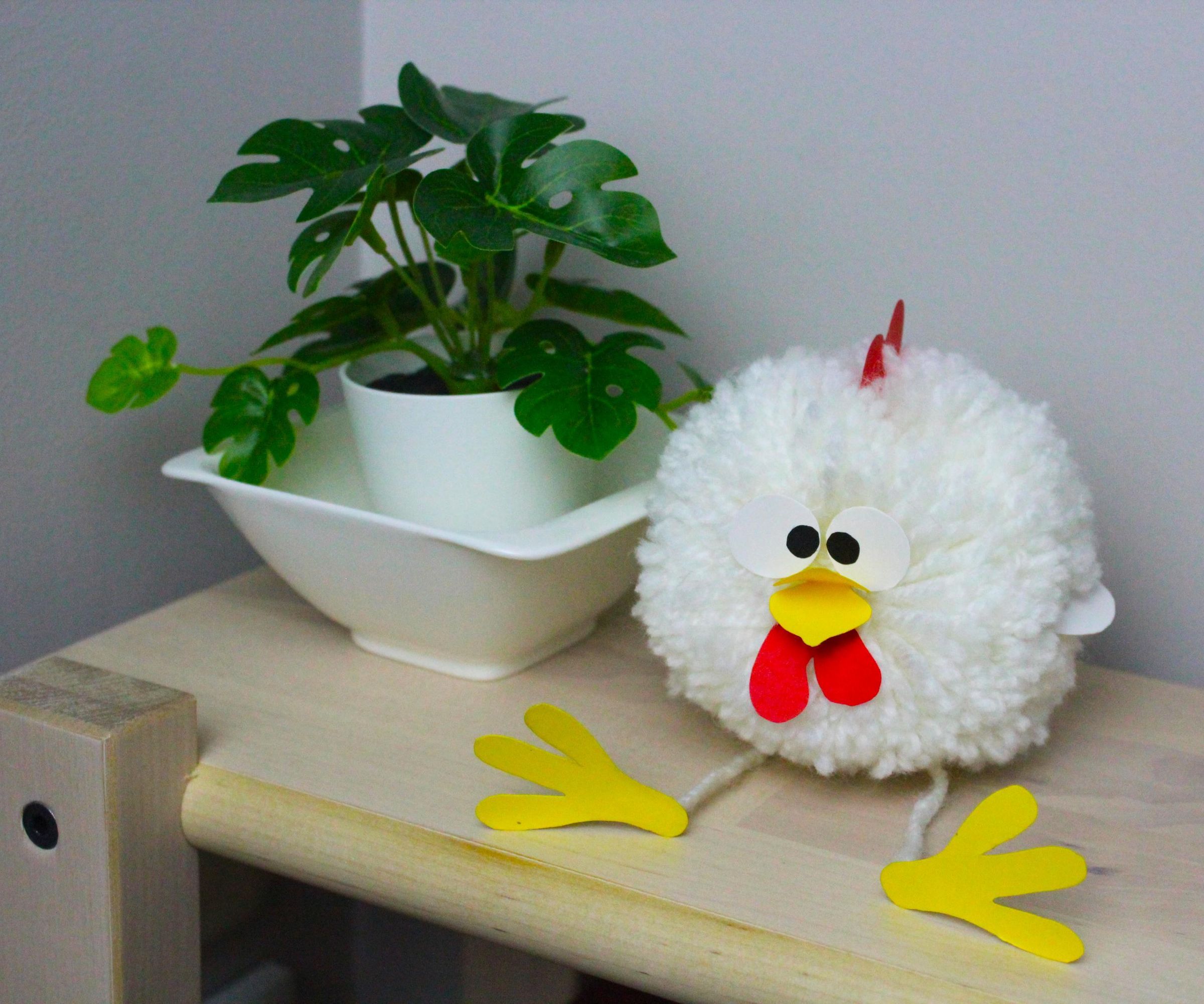 How to Make a Yarn Cockerel 