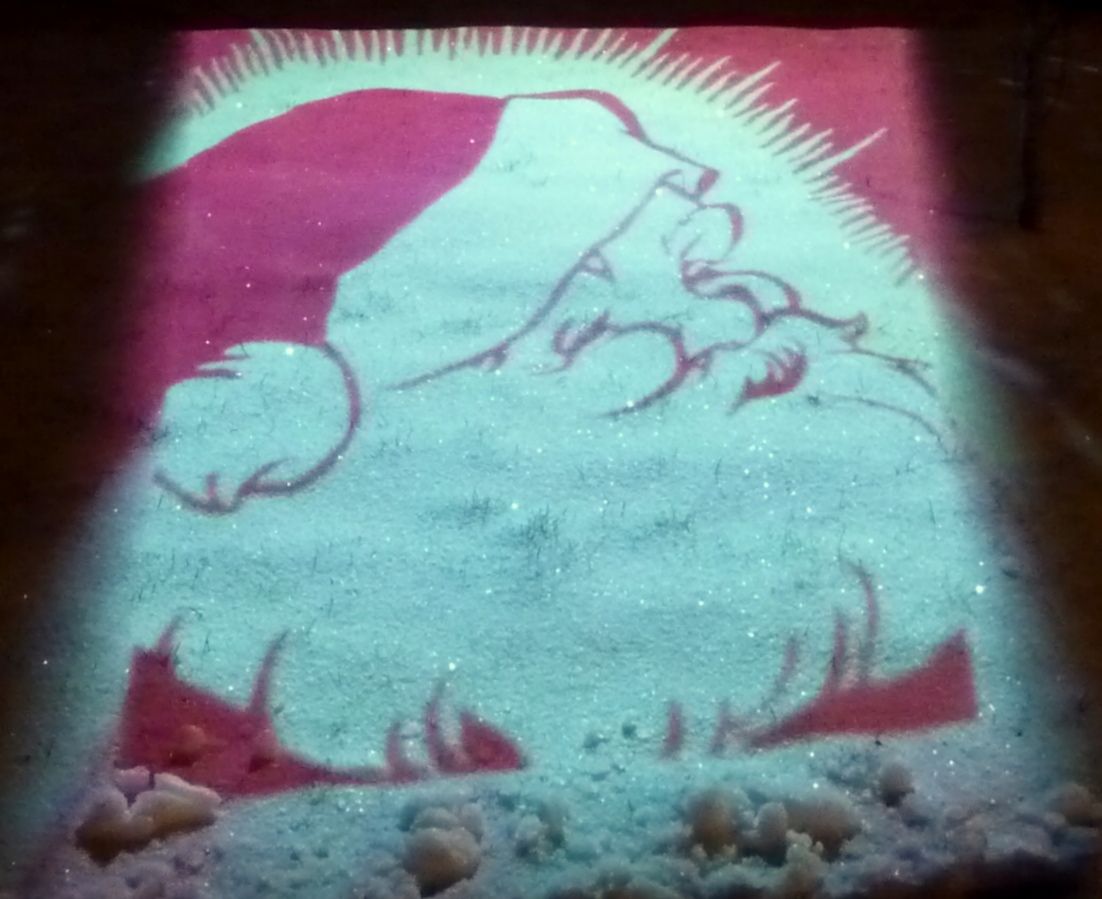 Decorating Your Snow With Anamorphic Projections