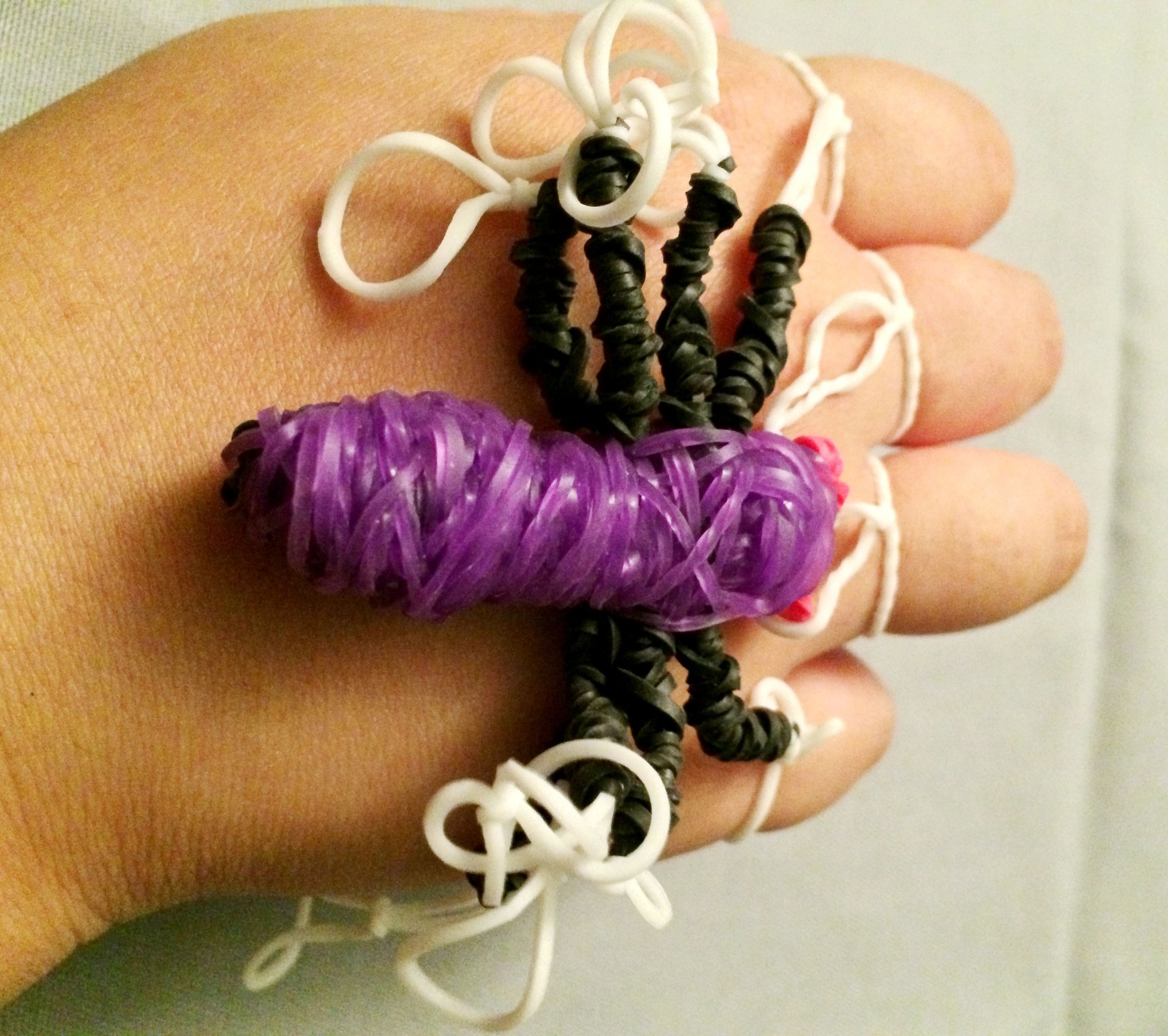Spider Rubber Band Bracelet No Rainbow Loom Needed 6 Steps (with Pictures) Instructables
