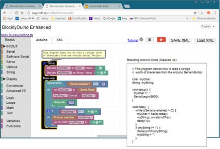 Using BlocklyDuino to Create Arduino Sketches - an Easy Intro to the ...