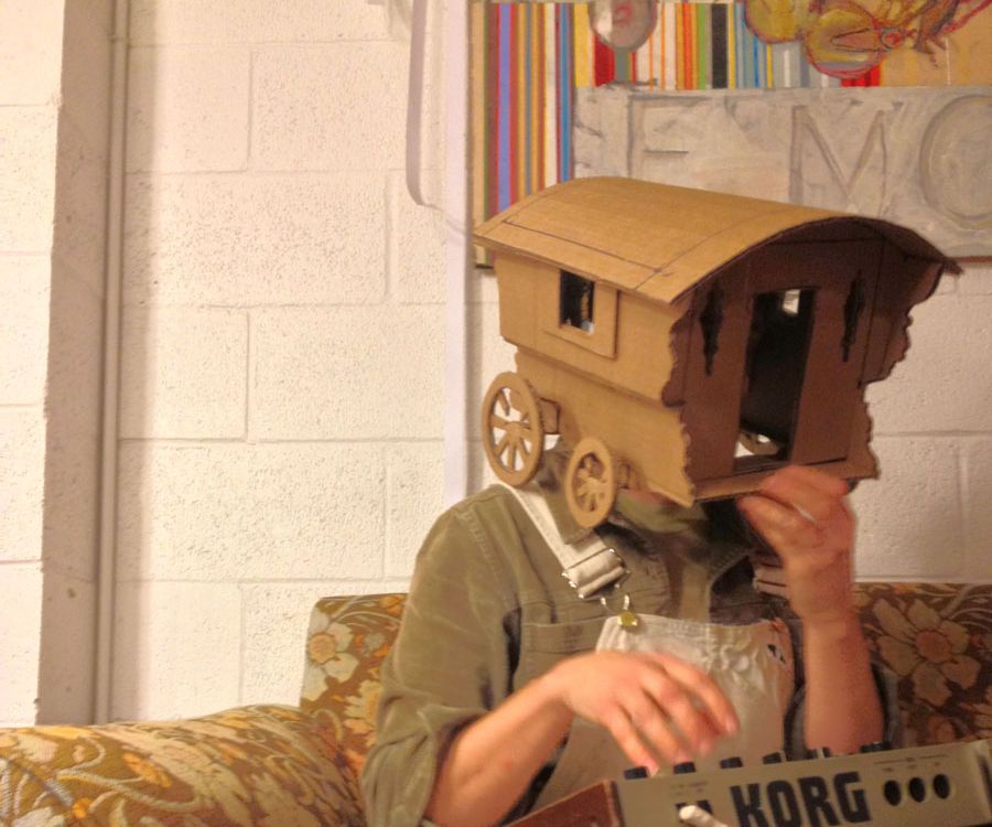 Wearable Cardboard Caravan