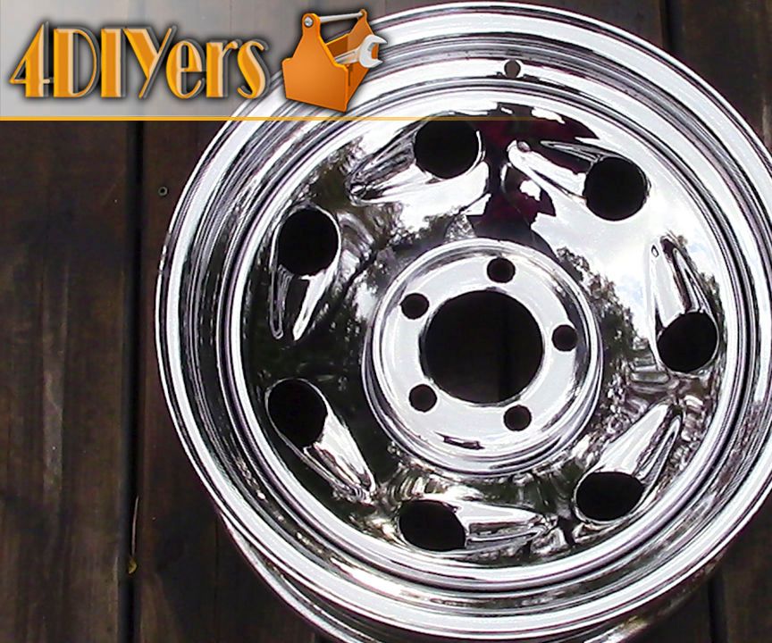How to Polish Old Rust Stained Chrome Wheels