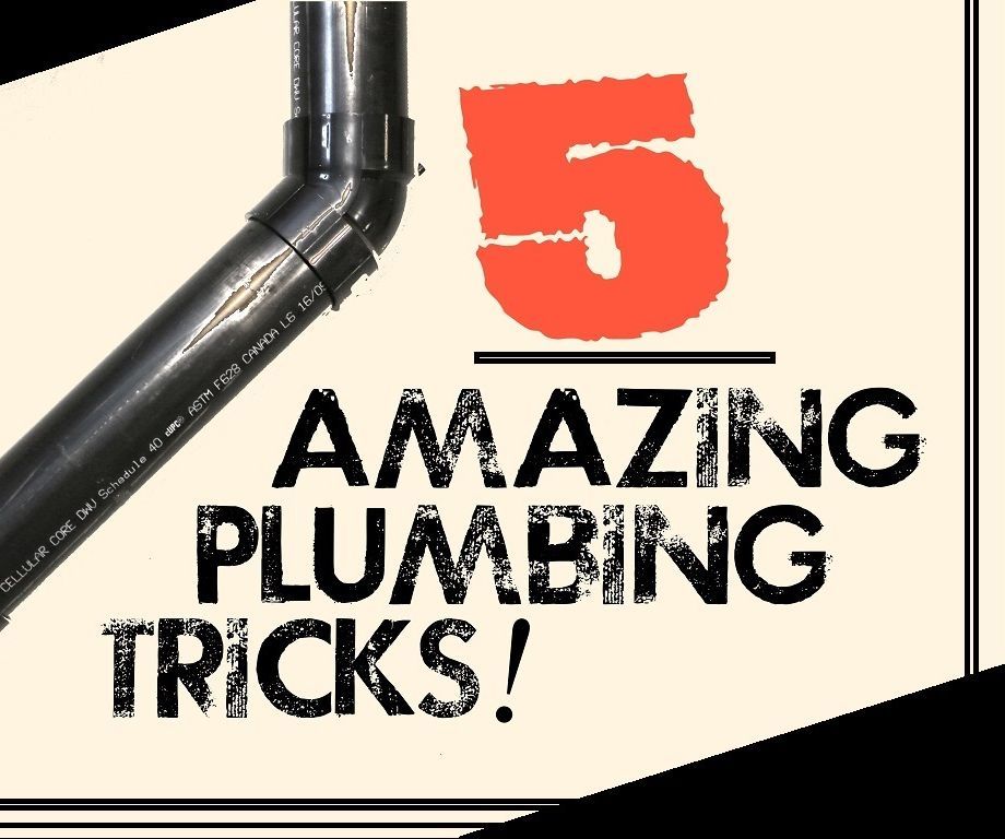 MUST WATCH! the 5 Most AMAZING Plumbing Tricks!