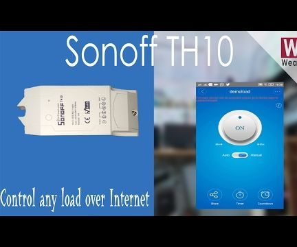 Home Appliances Control Using SONOFF TH10 | Getting Started