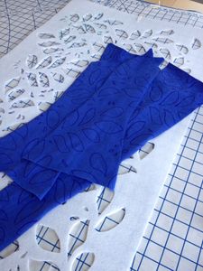 Stencil & Dye & Cutting