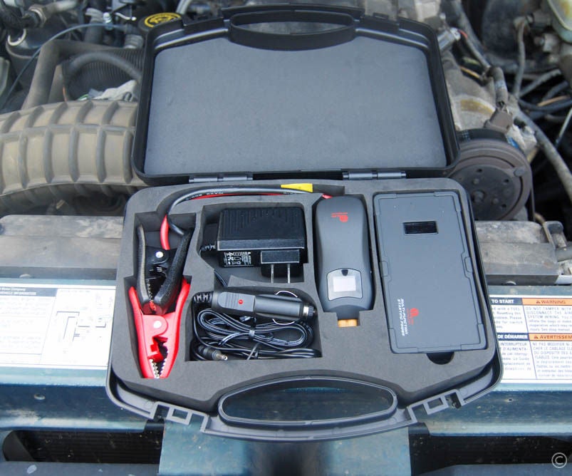 AutoZone How to jumpstart your car using a portable jump starter , jump
