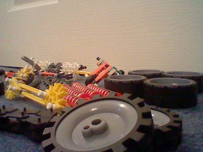 Knex Car With Large Trunk Space.