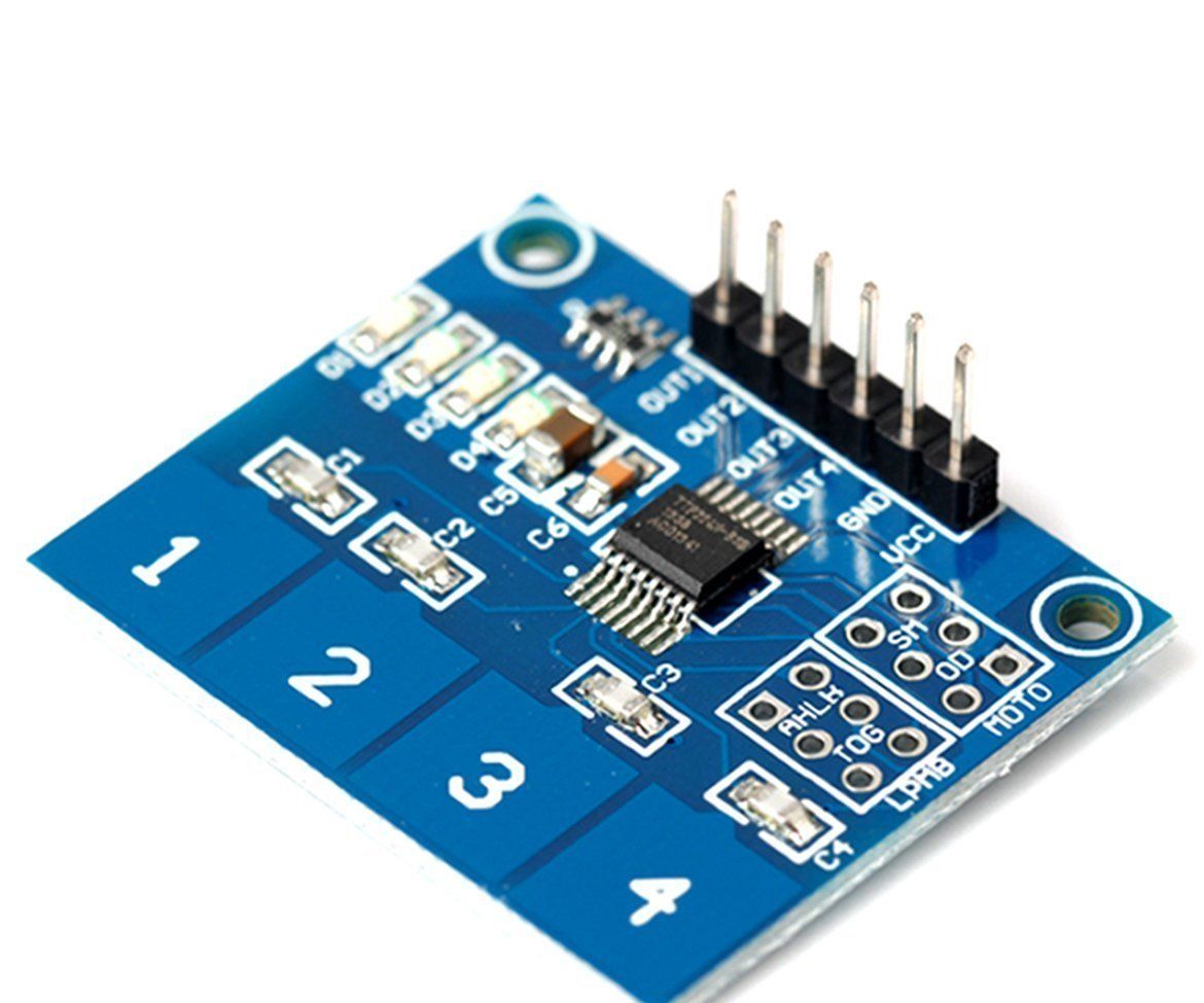 TTP224 Digital Touch Sensor Applications Using Arduino : 5 Steps (with ...