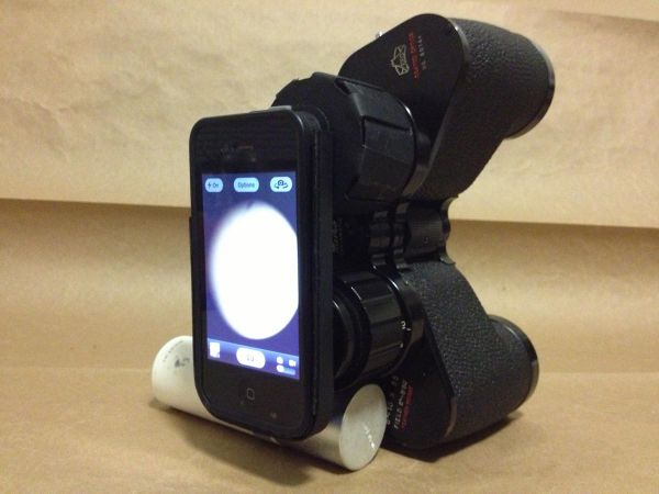 Binocular Mobile Phone Mount.