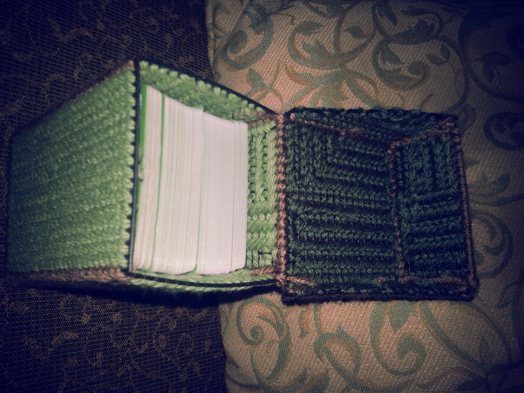 Plastic Canvas Card Deck Box