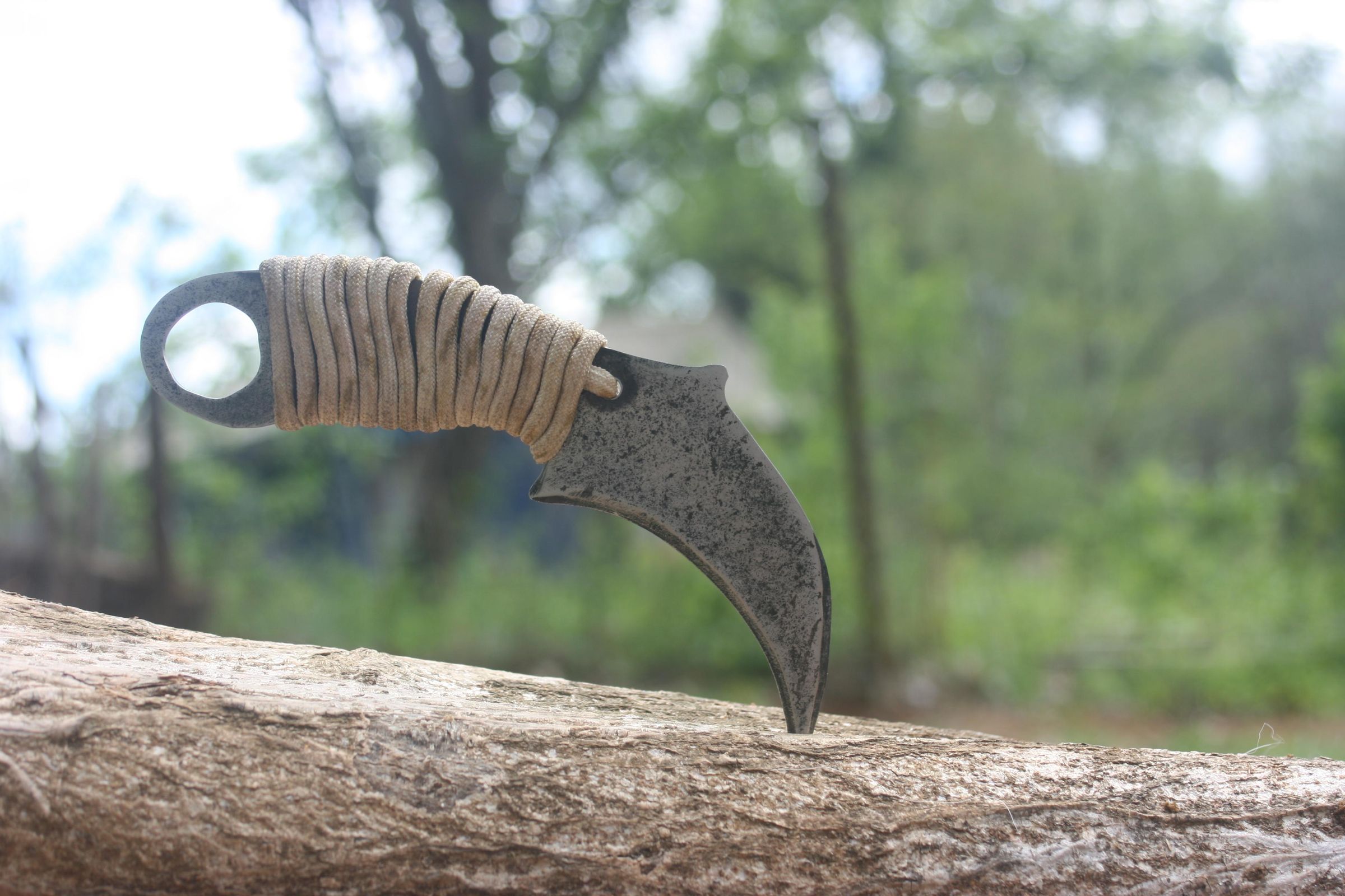 DIY Karambit Out of a Saw Blade Without CNC 6 Steps Instructables