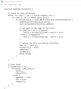 Function UpdateBricks(Delta)