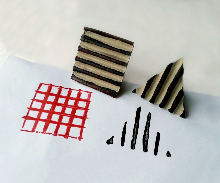 D.I.Y. Cardboard Stamps