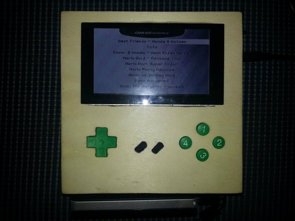 Wooden Raspberry Pi Handheld