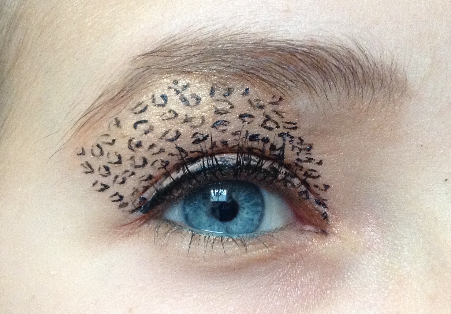 How To Do Leopard Eye Makeup