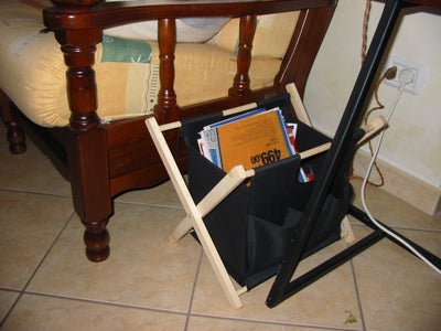 Plywood Magazine Rack