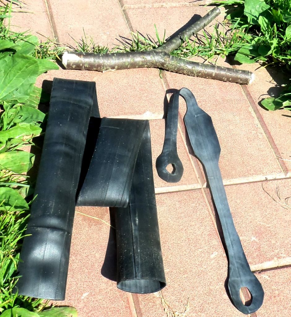 Easy Catapult/Slingshot From Old Bicycle Tube