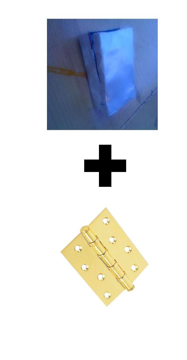 How to add a hinge to my replica of a Altoids tin.