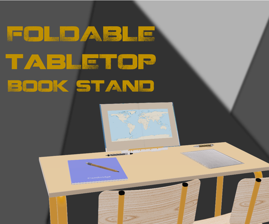 Foldable Tabletop Book Stand