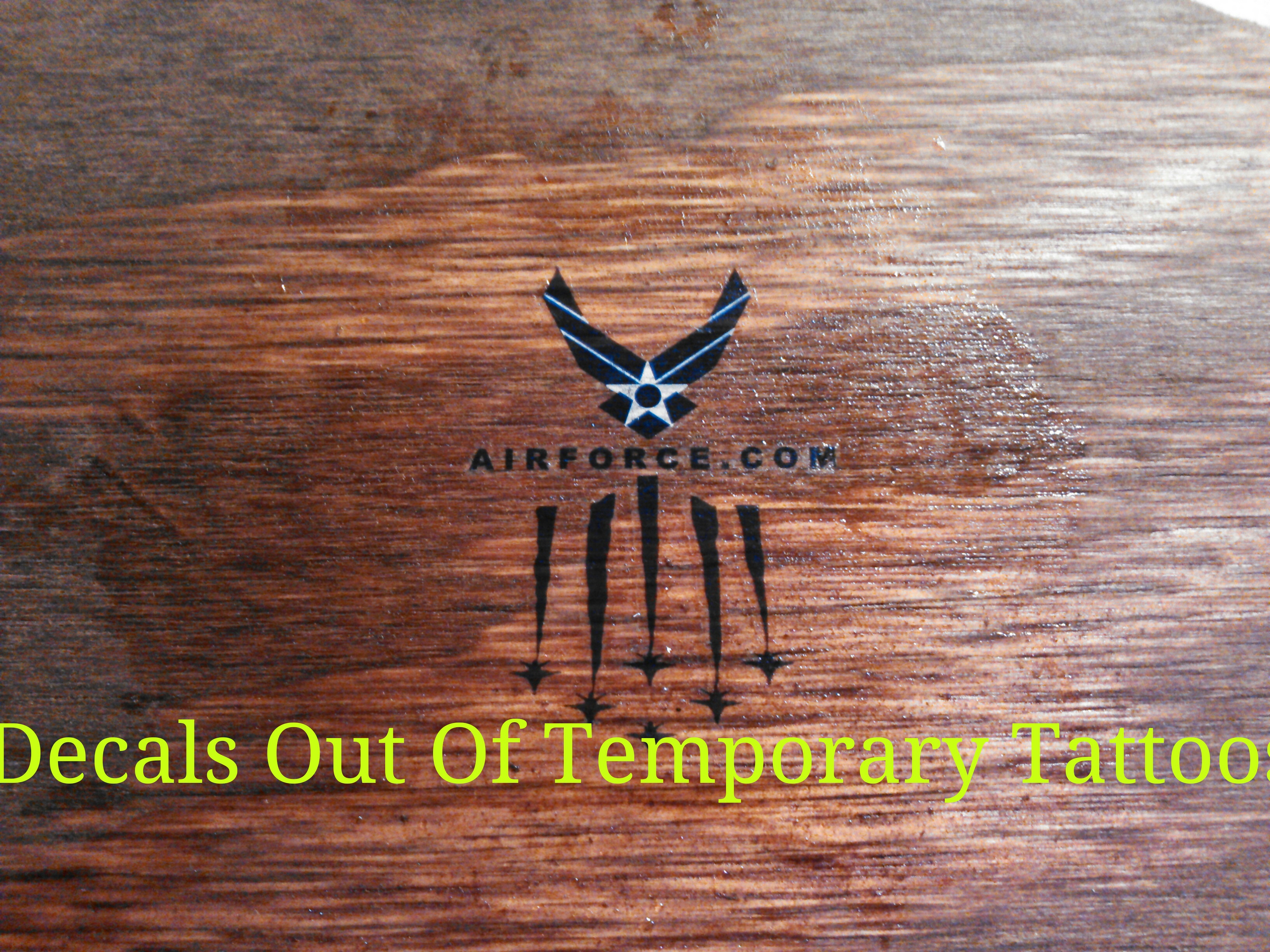 Decals Out of Tattoos 